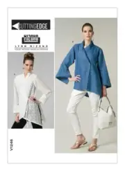 VOGUE SEWING PATTERN 1246 MISSES 8-14 LOOSE-FITTING SHIRT/JACKET W/ WRAP OPTION