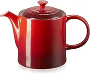 [Le Creuset] Grand Teapot, Stoneware, 1.3 litres, Serves 4 Cups, Cerise, 80703130600003
