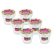 24pc Topchef 1880ml Round BPA Free Reusable Food Storage Container Box Clear