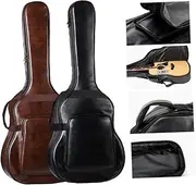 LALADEFIEE Double Shoulder 41inch Guitar Bag Folk Guitarra Case Water Resistant Soft Guitar Case Stringed Instruments Package