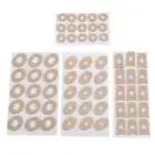 30) pcs Callus Foam Cushion Foot Corn Wart Pads Self-Stick Toe Spacer Seperator
