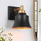 Black Wall Sconces Modern Farmhouse Gold Black Wall Lights for Bedroom Living...