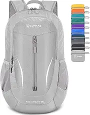 ZOMAKE Foldable Backpack - 25L Lightweight Folding Packs, Packable Hiking Daypack for Travel Outdoor Camping