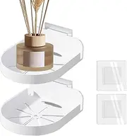 No Drill Camera Mount | Floating Monitor Shelf Adhesive,Monitor Wall Mount Bracket for Kid's Room, Kitchen, Bedroom