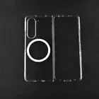 Slim Anti-Scratch Clear Magnetic Protective Phone Case for Galaxy Z Fold 6/5/4/3