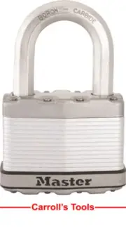 Master Lock M15XKADLF Magnum 2-1/2 Inch Padlock 1-1/2 Inch Shackle