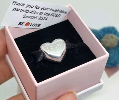 NEW Genuine Pandora BE LOVE Staff Exclusive 2024 Large Heart Charm I ❤️ CPH