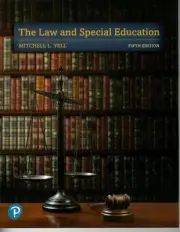 The Law and Special Education by Mitchell Yell (English) Paperback Book