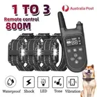 Auto Anti Bark Dog Training Collar Stop Barking Remote LED Rechargeable Pet 800M
