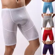 Men's Running Shorts Base Layer Mesh Base Layer Athletic Athleisure Summer Breathable Quick Dry Moisture Wicking Soft Compression Fitness Gym Workout Running S