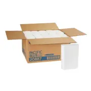 Pacific Blue Ultra, 1-Ply, Z-Fold, 10.2" X 10.8", White, 220 Sheets, 10 Packs