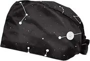 [WOSHJIUK] Working Hat 2 Pack Scrub Caps for Women,Universe Pattern Constellation,Tie Back Cap Adjustable Scrub Hat
