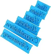 Plastic 3 Set Handwriting Letter Cake Embosser DIY Plastic Cake Decorating Printing Decorating Supplies Kit