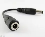 100pcs 12cm 5.5x2.5mm Male Plug to 4.0x1.7mm Female Jack DC Power Adapter cable
