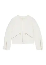 Moncler Kids Quilted Shell Jacket , Jacket, Kids Jacket, White 12 years