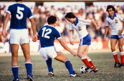 Bernard Lacombe Of France During The World Cup Match 1980 OLD SOCCER PHOTO 2
