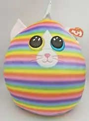 TY SQUISH-A-BOOS HEATHER (RAINBOW) PLUSH SOFT SQUEEZABLE FUN YOUNG AND OLD