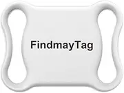 Wireless Pet GPS Tracker for Dogs - Lightweight Waterproof Collar Tag with Anti-Lost Alert, Location Tracking & Geo-Fencing for Outdoor Adventures,White