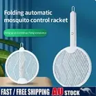Electric Mosquito Zapper Fly Insect Killer Bug Swatter Rechargeable Racket