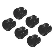 Starts Arcade Buttons ABS Micro Card Plug Button DC 12V Black Pack of 8