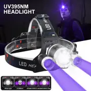 395NM LED Headlight Headlamp Head Torch Camping Flashlight Work Light Lamp﻿