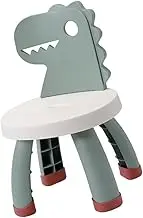 IMIKEYA Dinosaur Activity Chair Lightweight Stool with Strong Backrest Rounded Edges for Safety for Kindergarten Learning and Play