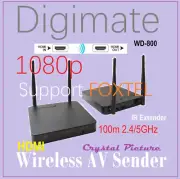 2.4/5GHz AV Sender 1080P Wireless HDMI Extender Transmitter-Receiver For Foxtel
