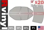 Rtint Precut Window Tint Kit for Nissan Maxima 1990-1994 Tinting Films (for: Nissan)