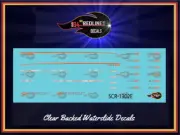 1/64 1990 Silverado "Orange Trim" Decal SCR-1302E