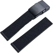 [UMCNVV] For Breitling Strap Soft Silicone Rubber Watch Band 22mm 24mm WatchBand Bracelet For Navitimer/Avenger/Superocean For Breitling WatchBands