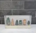 Wooden 6 Pc Green and Beige Kids’ Tree Set by Hearth & Hand With Magnolia