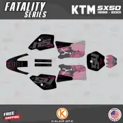 Graphics Kit for KTM 50SX (1998-2001) SX-50 Fatality Series - Pink