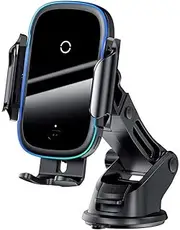 Baseus 15W Automatic Electric Car Holder/Qi Wireless Charger, Black