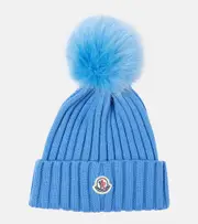 [Moncler] Moncler Wool beanie One Size blue
