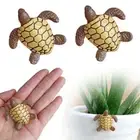 3Pcs Landscape Flowerpot Decoration Turtle Flower Pot Statue Landscape Prop
