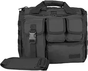 [Explokit] Tactical Briefcase Military Small Laptop Computer Shoulder Messenger Bag Heavy Duty Engineers Handbags with Removable Shoulder Strap