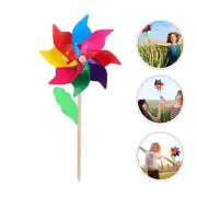 5 Pcs Hot Air Balloon Wind Spinners Outdoor Rotating Windmill Child
