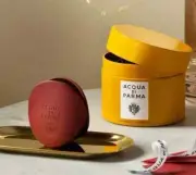 Renewal Acqua Di Parma Car Diffuser Leather Case Red + refill / Express