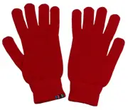 Paul Smith Lambswool Scarlet Red Knitted Gloves Scotland One Size New Tag