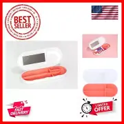 Smile Slimline Retainer Case: Compact Dental Travel Case for Aligners, Toothb...