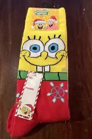 SpongeBob SquarePants Socks Mens or Womens Novelty Socks Size 6.5 - 12