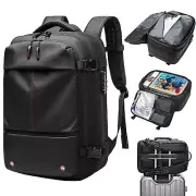 NEW Expandable Backpack with Vacuum Compression Men Travel Backpack