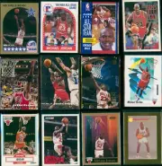 Michael Jordan Lot 1989-1993 Chicago Bulls Hoops Fleer Topps Ballstreet Promo