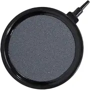 POPETPOP Aquarium Air Stone Disc Bubble Diffuser for Aquarium Fish Tank Decoration Fish Tank Bubble Stone Make Super Tiny Bubbles (Black 13cm)