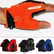 1Pair Half Finger Cycling Gloves Anti-Slip Gel Bicycle Riding Gloves Anti Shock