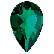 Gemstone Created Emerald 9X6mm Pear