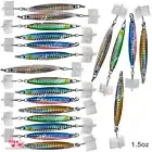 20pcs 5-color set 1.5oz Colt Sniper jig 42g Vertical jig w/ 3561D-DT MUSTAD Hook