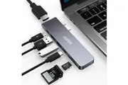 CHOETECH USB C Hub 7-in-1 USB C Hub Adapter with Thunderbolt 3 PD 100W 4K HDMI