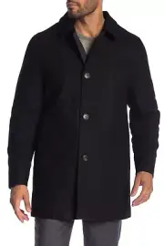 Hart Schaffner Coat L NWT $350.00 Marx Barcelona Black