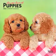 For the Love of Puppies 2026 Mini Wall Calendar